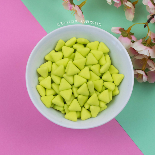 Green Matt Triangles Sprinkles Xl