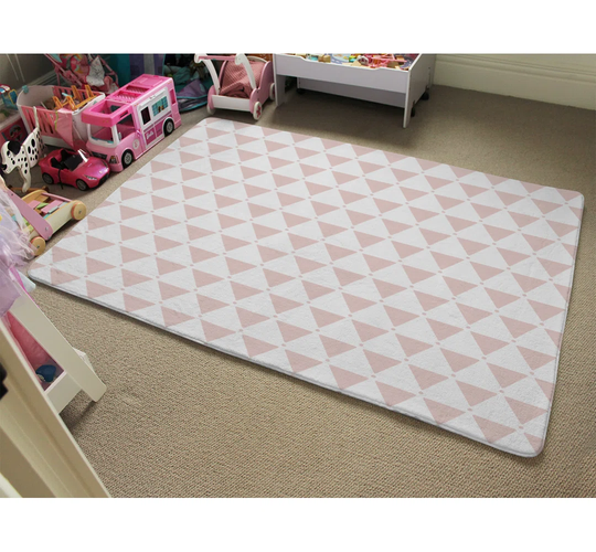 Nelsen Shaggy Pink Area Rug