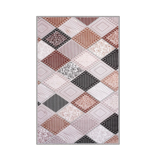 Julianne Flatweave Pink/Grey/Brown Rug
