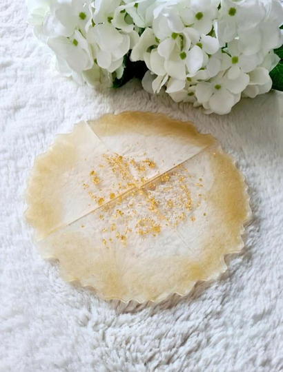 Discounted Item With Flaw Luxury Handmade Home Decor Agate Geode Crystal Gem Coasters Gold Leaf