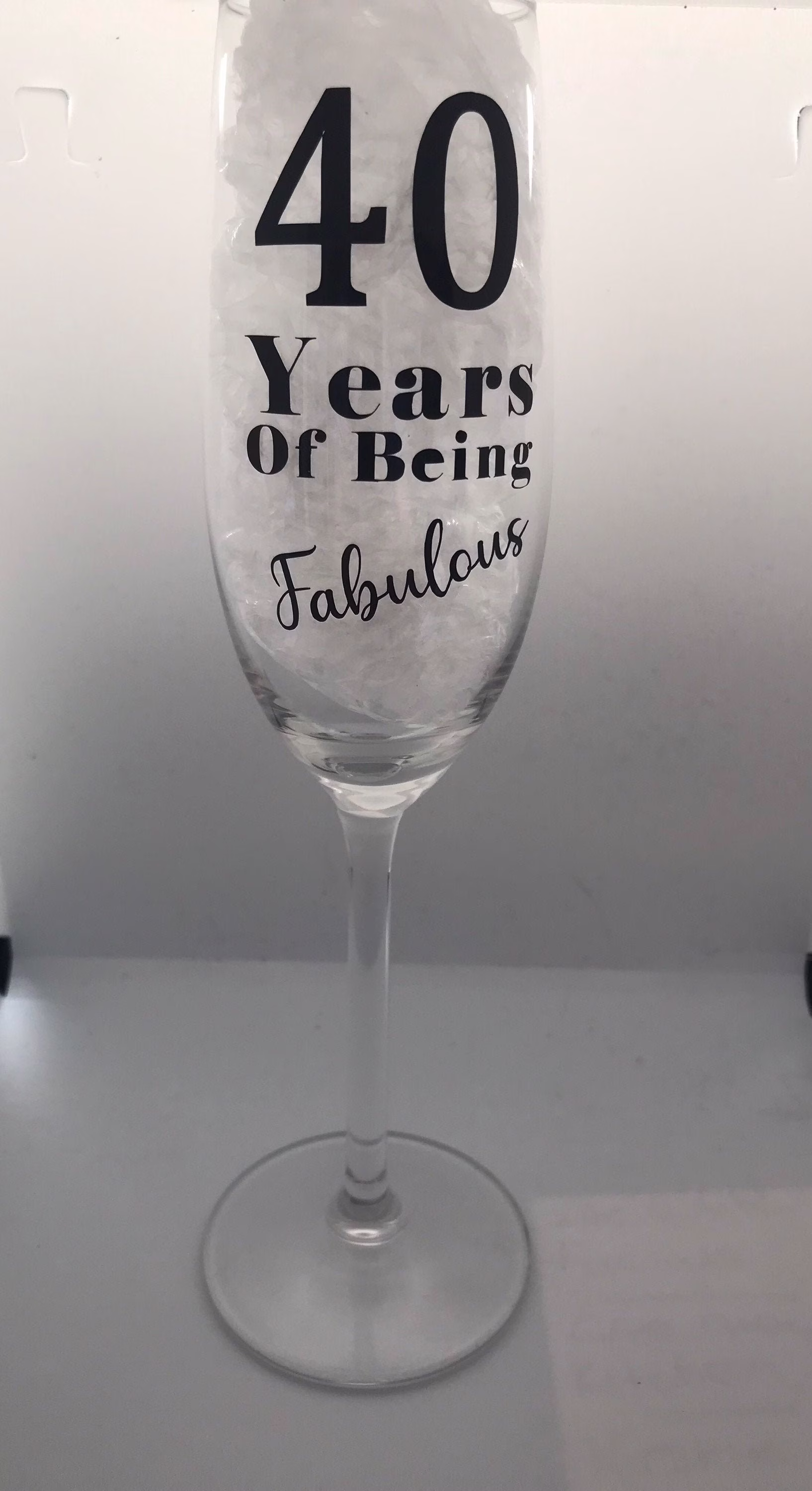 Personalised Birthday Champagne Glass/Flute Years Of Being Fabulous Any Name Or Age Put On 30Th 40Th 50Th 21st