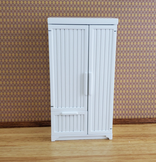 Jbm Dollhouse Miniature Refrigerator White 112 Scale Kitchen Fridge