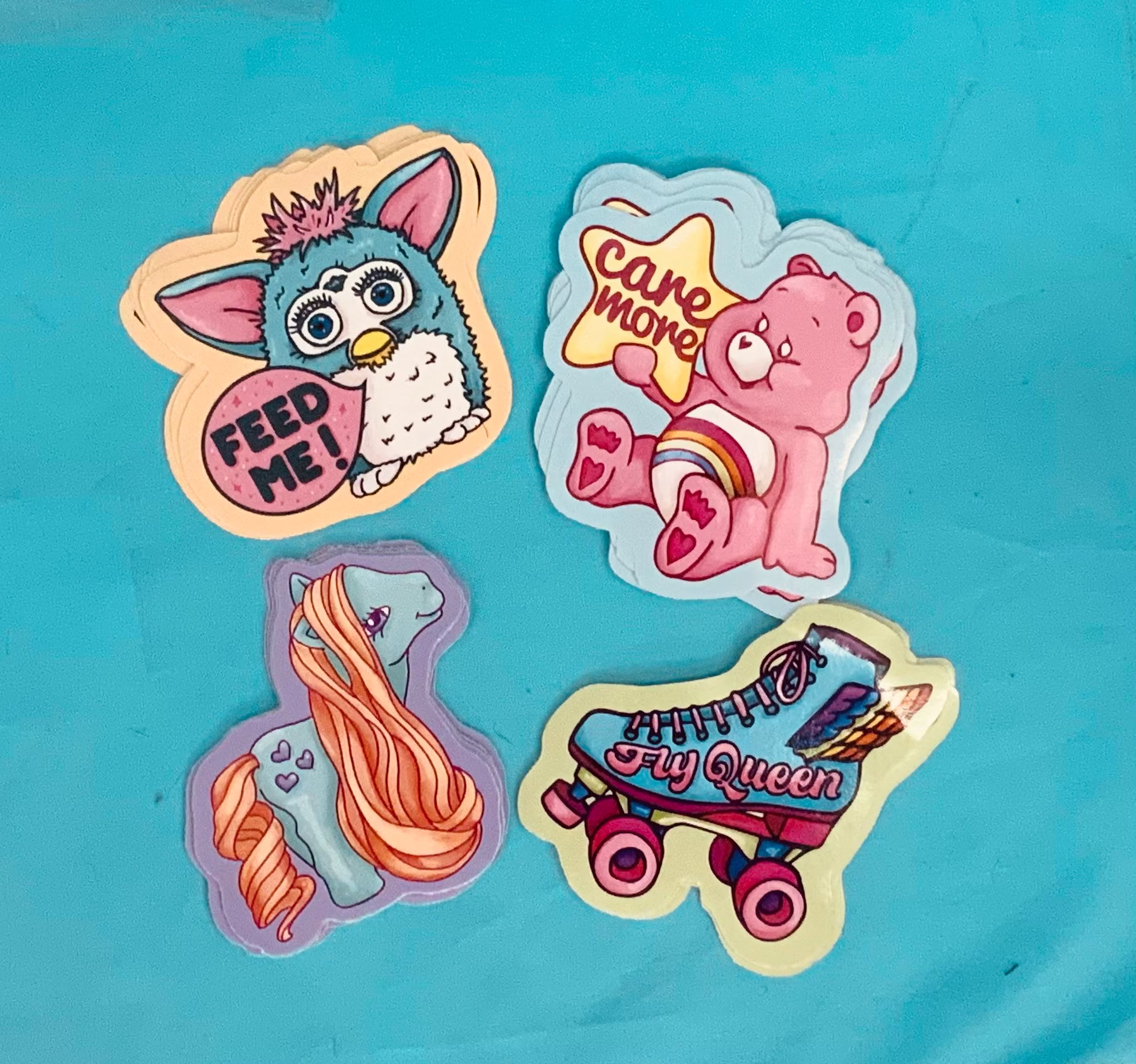 The Ultimate Cute 90S Retro Toy Nostalgia Sticker Pack