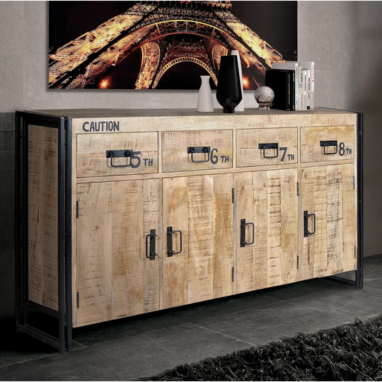 4 Door 4 Drawer Sideboard