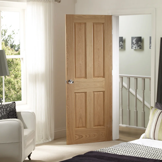 Internal Oak Victorian Shaker 4 Panel