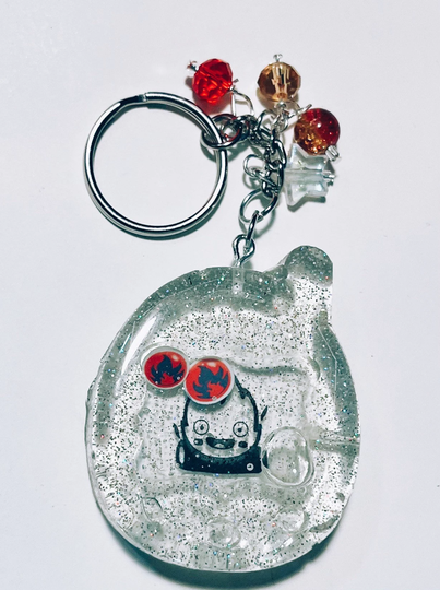Calcifer Shaker Charm Keychain