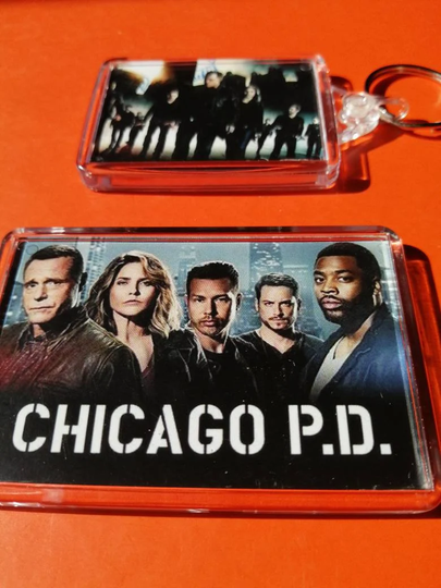 Fridge Magnet & Double Sided Keyring/ Bag Charm Chicago Pd