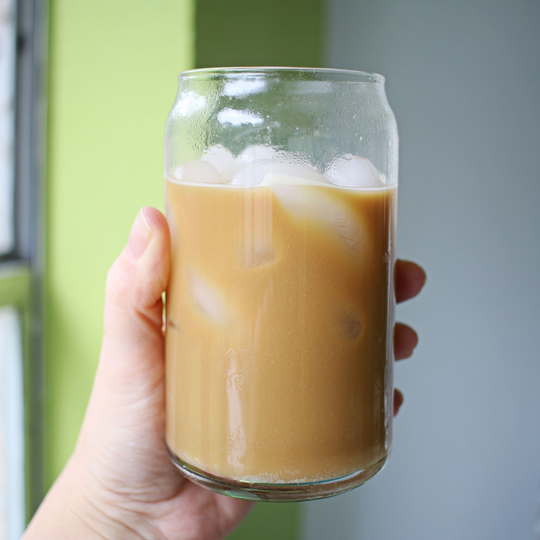 Blank Beer Can Glass | Iced Coffee Cup