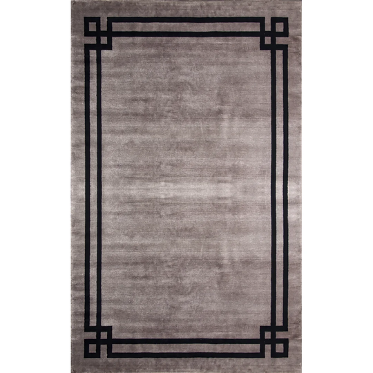 Dansk Hand Knotted Black/Brown Rug