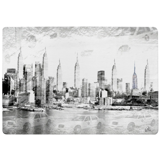 Cambridge Multiple Empire Designer Shaggy Grey/Ivory Rug