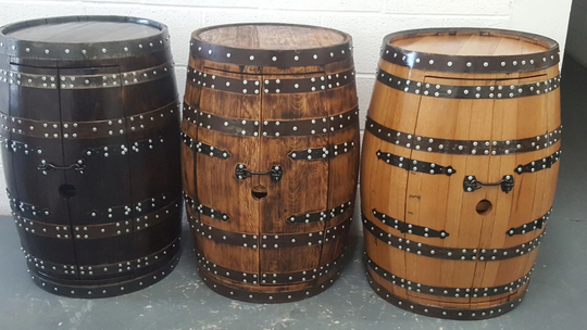 Oak Barrel Drinks Cabinet_Wine Rack_Made & Recycled From Scotch Ex-Whisky