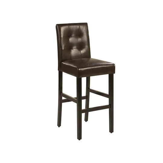 1 × Bar Chairs Faux Leather Brown