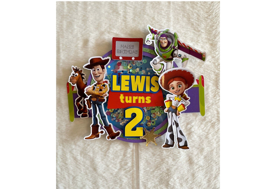 Toy Story Cake Topper, Toy Party, Birthday Supplies, Buzz Lightyear