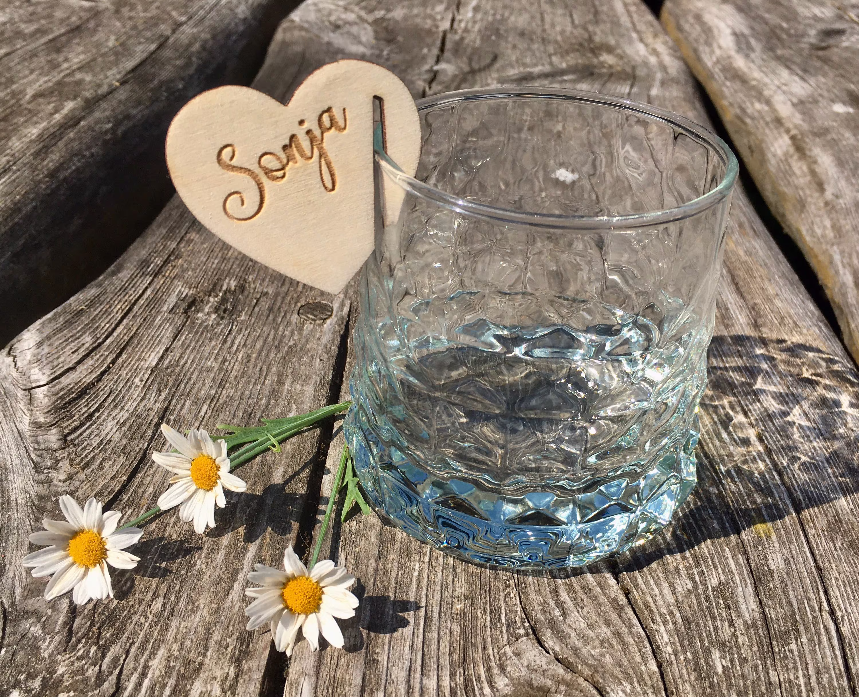 Wedding Wine Charms, Wine Glass Custom Charm, Wooden Favor, Anniversary Charm