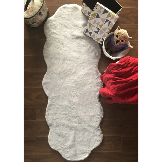 Cy Flatweave White Rug
