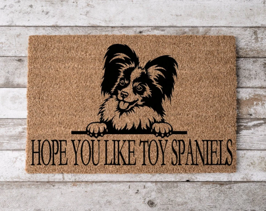 Hope You Like Toy Spaniels Welcome Mat | Perfect Gift For Dog Owner Pet Lover Personalized Doormat New Home Decor Housewarming