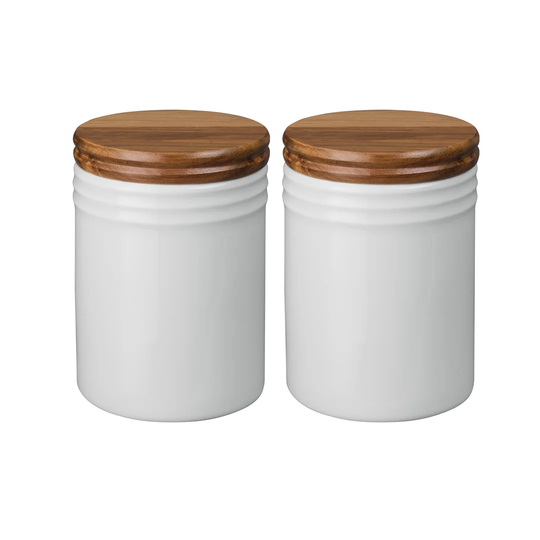 James Martin Cook 2 Piece Coffee, Tea, & Sugar Jar Set