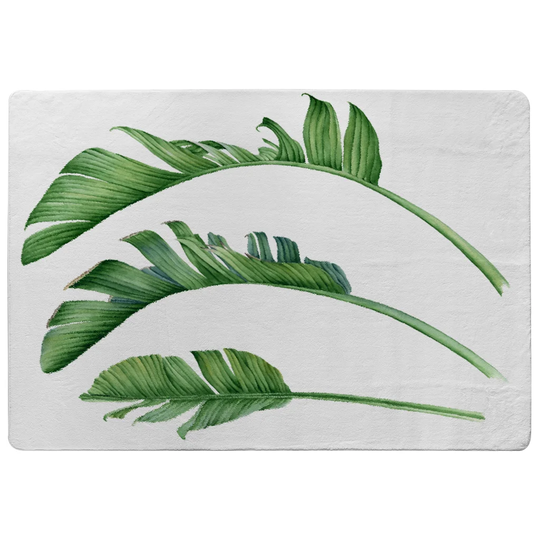 Musso Shaggy Green/White Area Rug
