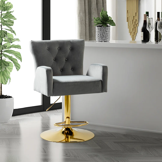 Rhett Height Adjustable Swivel Bar Stool