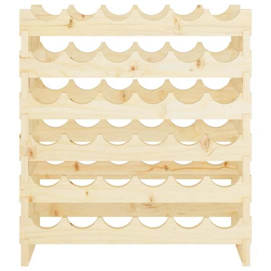 Belfry Kitchen Wine Rack 65X29x68 Cm Solid Wood Pine