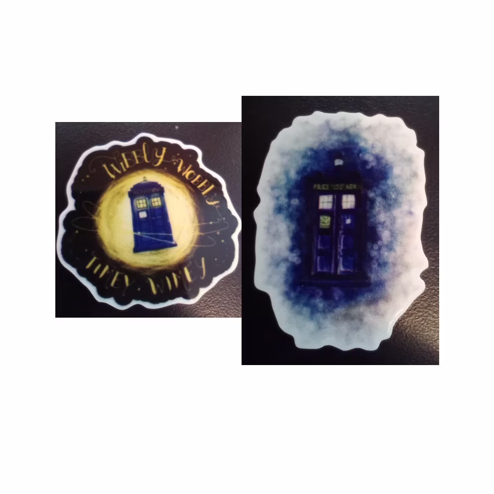 Tardis Needleminder, Cross Stitch