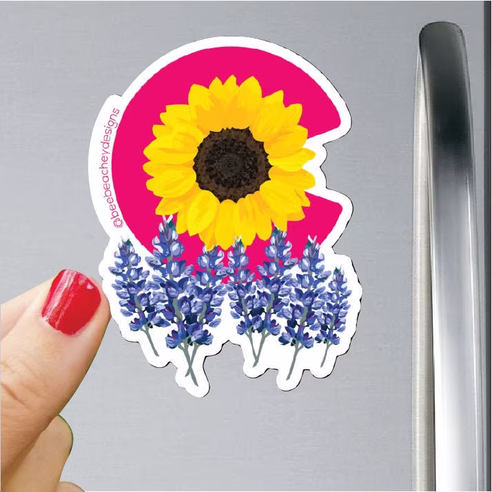Pink Colorado Magnet