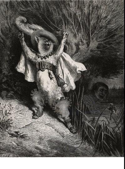 Puss in Boots By Gustave Dore 1862-67 - Postcard