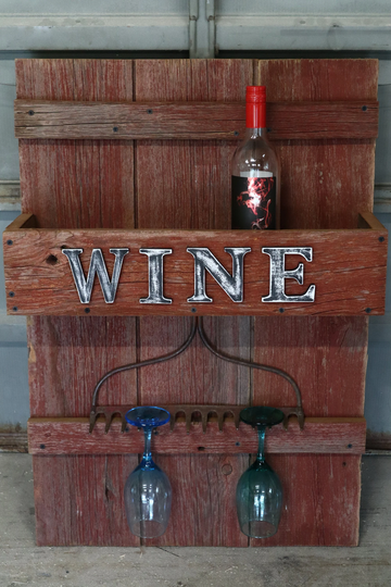 Farmhouse Wine Rack