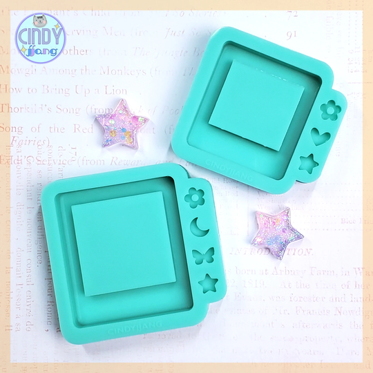 Photo Frame Shaker With Bits Mold | Picture Shiny Silicone For Resin Craft
