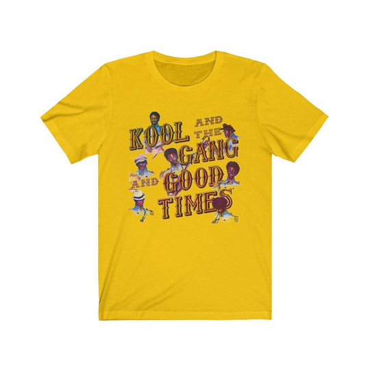 Music Icons Tshirt/Kool & The Gang T-Shirt Retro Funk Soul Pop Band Shirt