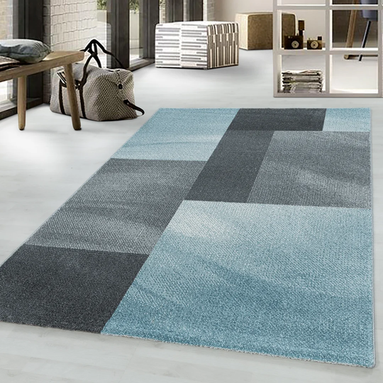Laxton Flatweave Blue/Grey Rug