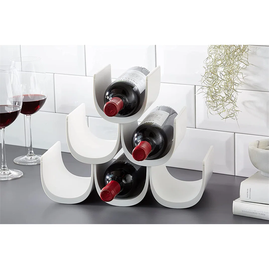 Quarryville 6 Bottle Tabletop Wine Bottle Rack