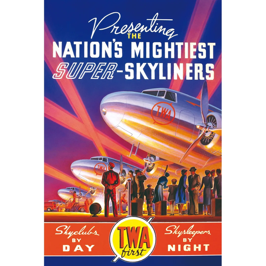 TWA Skyliners - Art Print