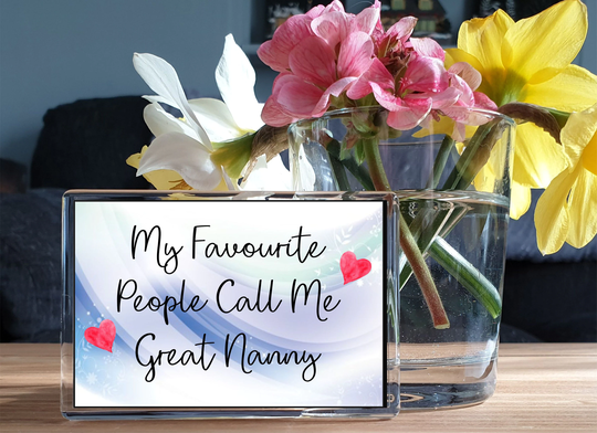 Funny Great Nanny Magnet - My Favourite People Call Me Gift, Cheeky, Birthday Gift Novelty Present UK Seller