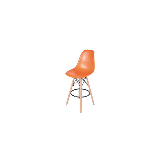 (ORANGE ) Classic Design Eiffel Tower Inspired Bar stool