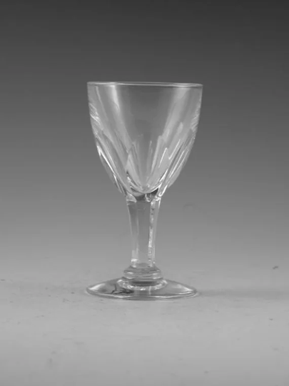 Val St Lambert Crystal - Gevaert Cut Liqueur Glass/Glasses 3