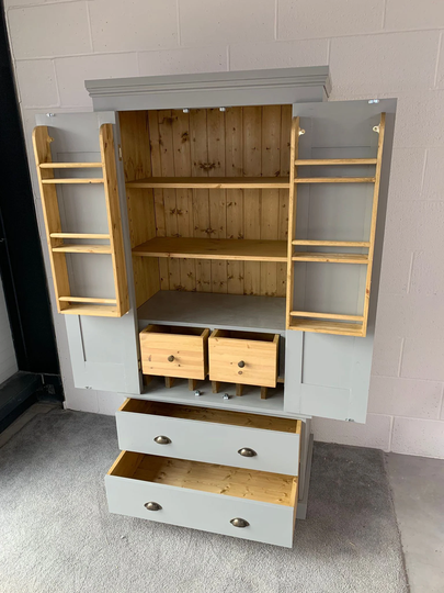 standard 3Ft Handmade & Painted Kitchen Larder/storage Unit