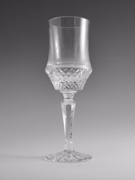 Galway Crystal - Royal Irish Cut Wine Glass/Glasses 7 1/4