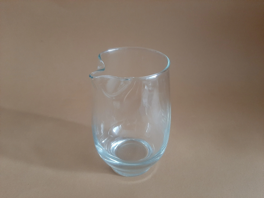 Cocktail Mixing Glass Beaker 430Ml Vintage Pitcher; Jug; Bar Accessories; Drinking Utensils; H 5 1/8''(13cm X W 3 3/8''(8.5cm