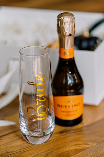 Custom Champagne Glass | Bridesmaids Gift Bachelorette Party Favor Flutes Personalized