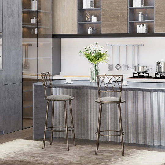 Seatonville 76.5cm Swivel Bar Stool