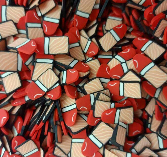 Lipstick Polymer Clay Fimo Slices Sprinkles For Diy Crafts Making Slime Filling Nail Decoden Resin Fillers