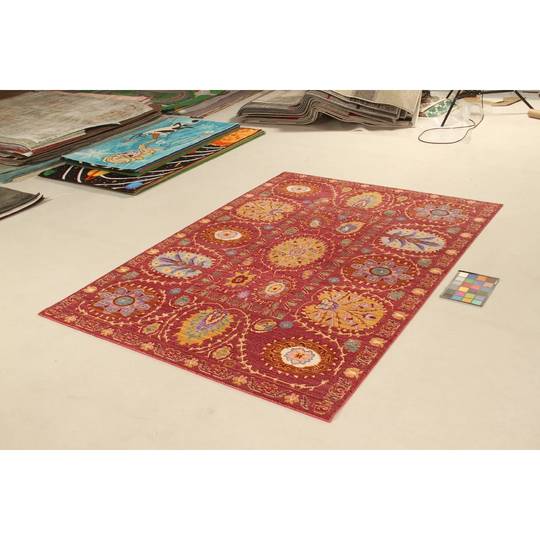Red/Yellow/Purple Area Rug