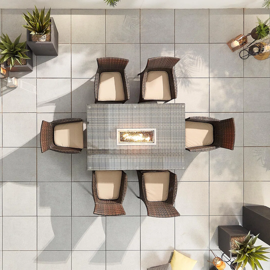 Altaira 6 Seater Dining Set