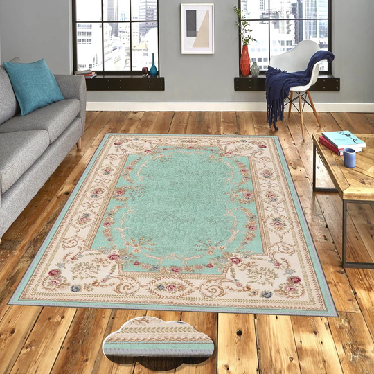 Norita Flatweave Brown/Mint Rug
