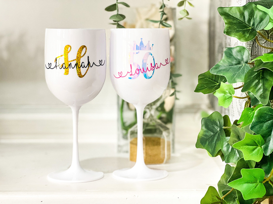 Personalised Age Gin Wine Glass, Plastic Cup Birthdays 18 30 40 50 60 Any Age Perfect For Special Occasions & Birthday Gifts