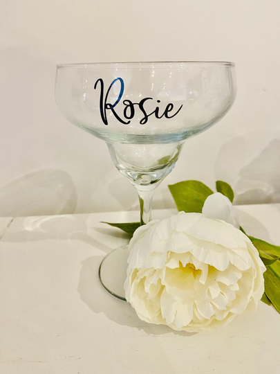 Personalised Margarita Cocktail Glass Birthday Gift