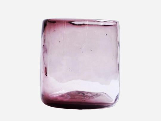 8 Tumblers Sweet Drink - Set Of Handmade Recycled Glass