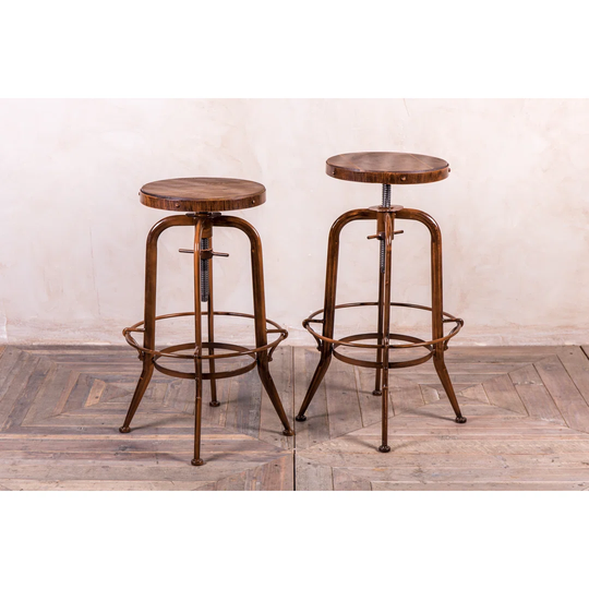 Deluna Height Adjustable Swivel Bar Stool