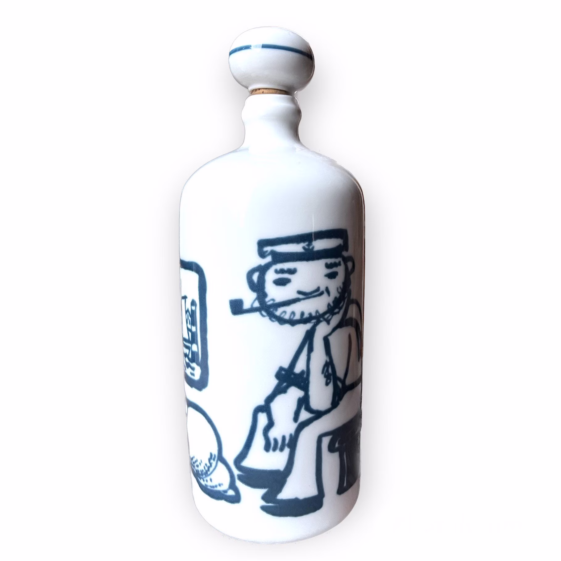 Pirate & Mermaid Porcelain Decanter, Limited Edition Porzellanfabrik Altenkunstadt Medium